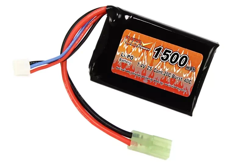 Batería Lipo 7.4V 1500mAh Tipo PEQ VB