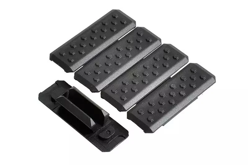 Juego de 5 fundas para carril V1 M-Lok Negro Strike Industries