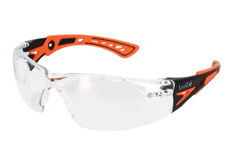 RUSH+ Gafas Transparentes Negro/Naranja BOLLE