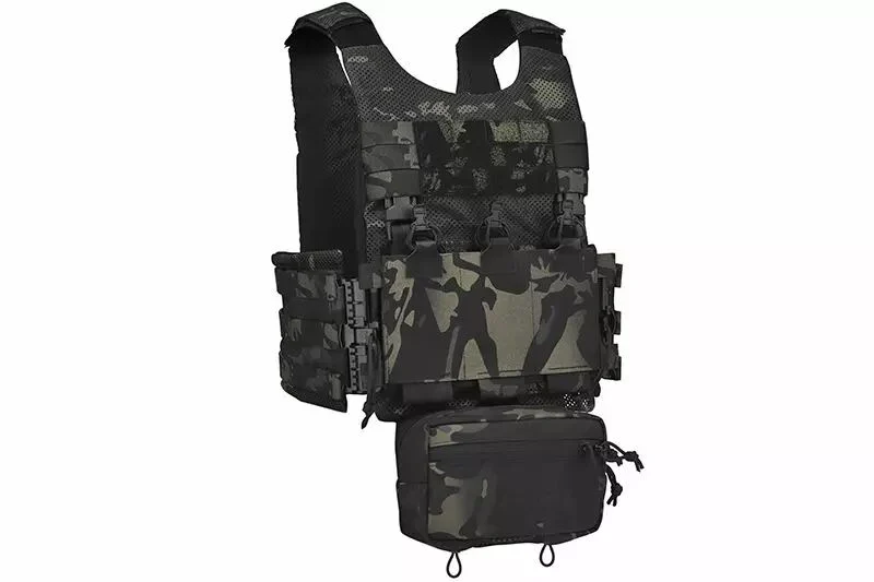 LV-119 Chaqueta táctica Ver. Maritime Multicam Negro WOSPORT