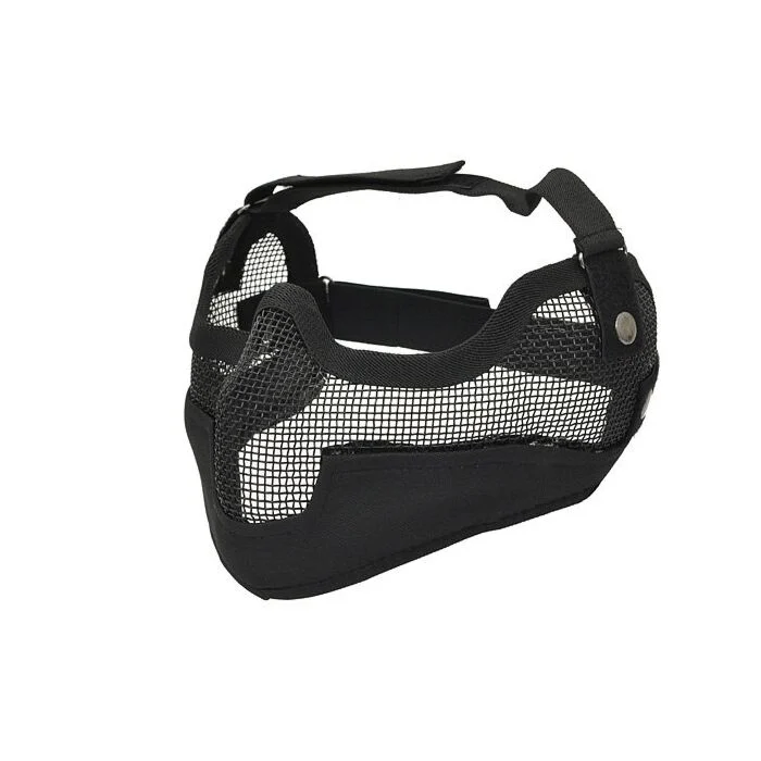 Masca protectie din metal Negru ACM