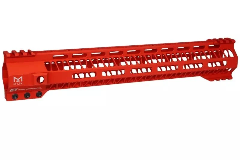 Guardamanos CNC M4/AR15 Ver.2 13" Rojo Mancraft
