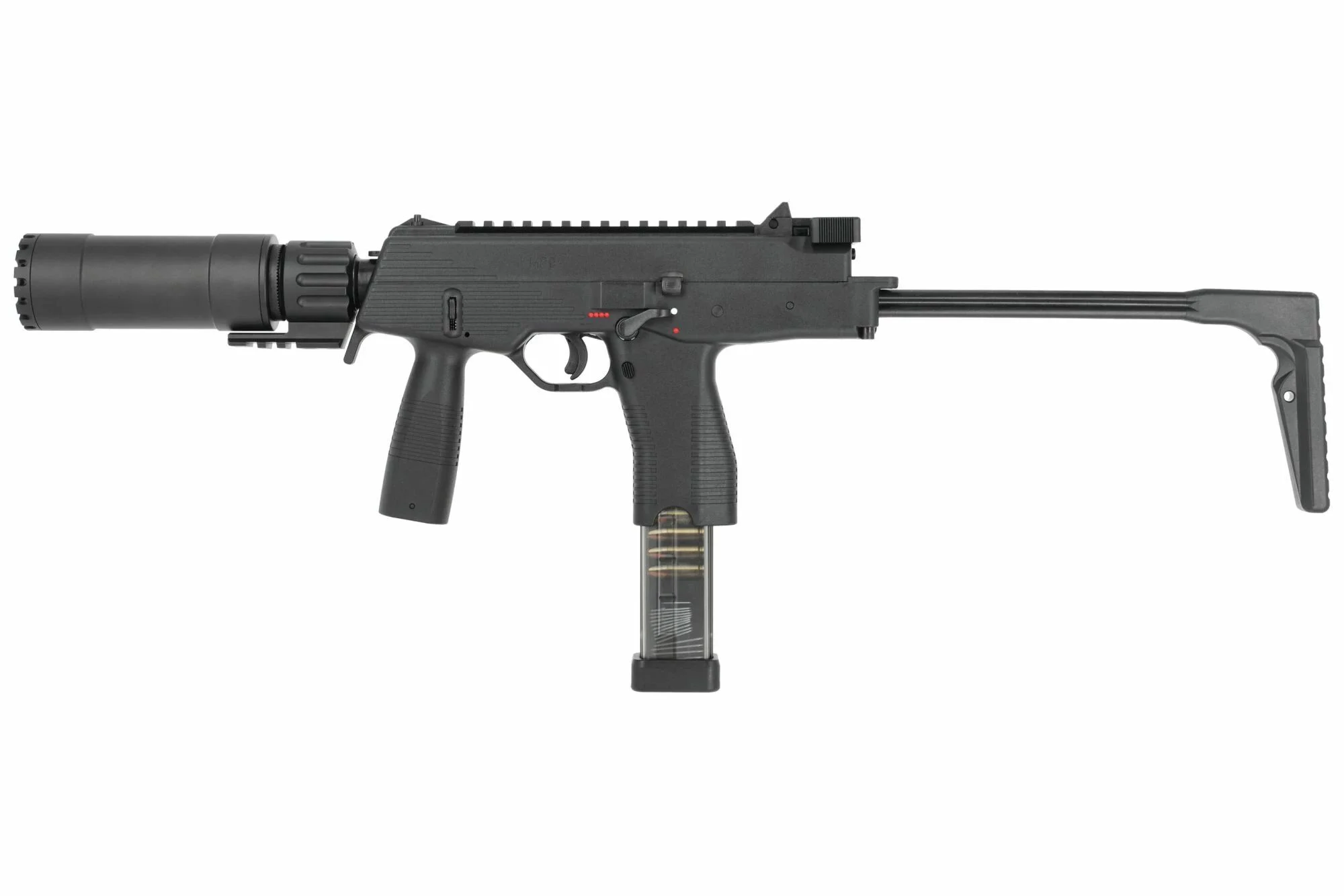 MARUYAMA MP-IX SMG CON SILENCIADOR NEGRO