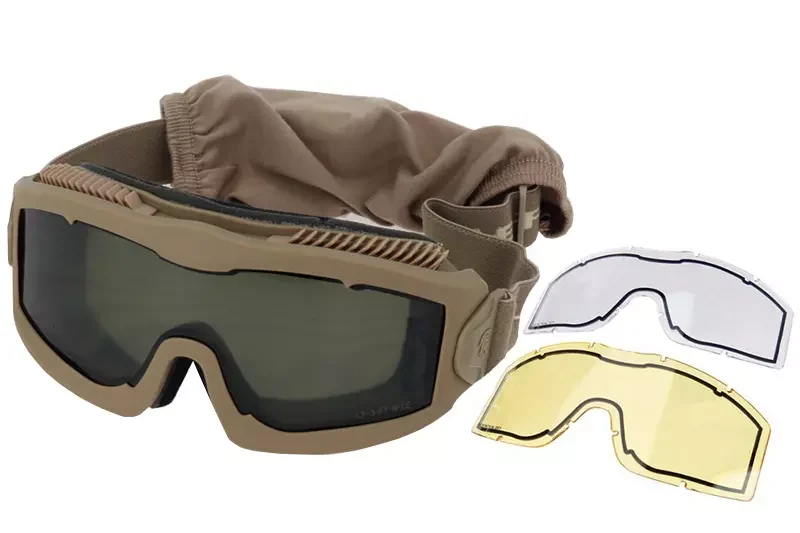 AERO 3-Pantalla Térmica Antivaho Máscara Tan Lancer Tactical