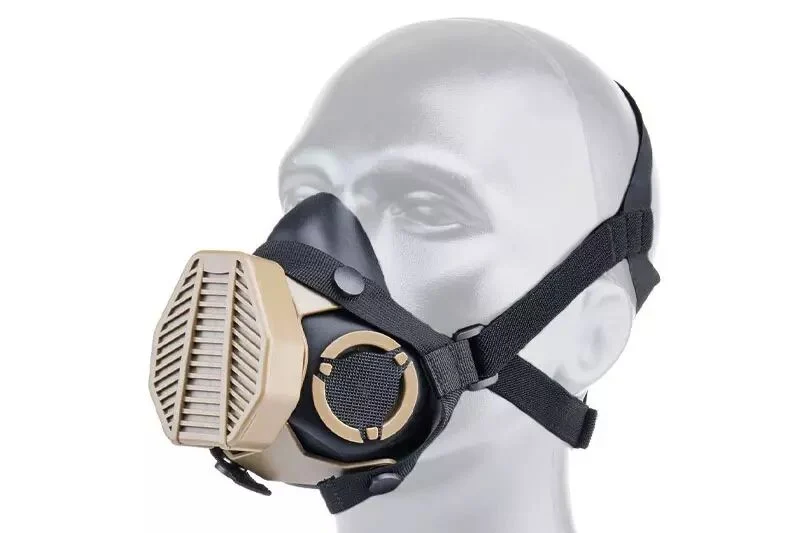 Máscara respiratoria táctica especial Factice Tan WOSPORT