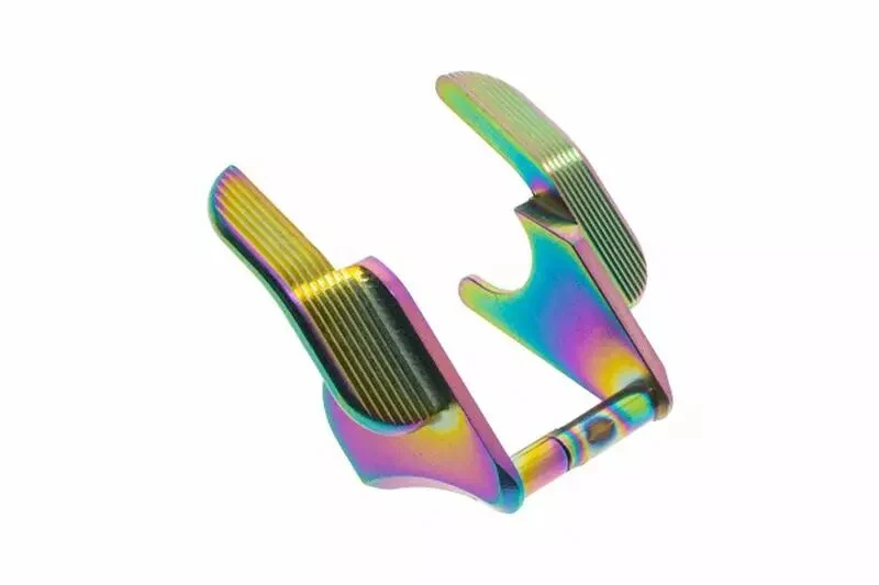 Seguro del Pulgar Match Grade Rainbow Metal para Hi-Capa GBB Marui COWCOW