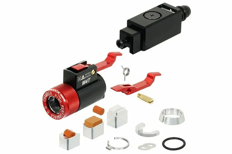 M4T CNC hop-up chamber with knob for MWS GBBR Marui Maxx Model