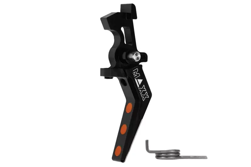 Gatillo de aluminio CNC SPEED para M4 Style A Modelo Black Maxx