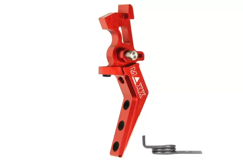 Gatillo de aluminio CNC SPEED para M4 Style A Red Maxx Model