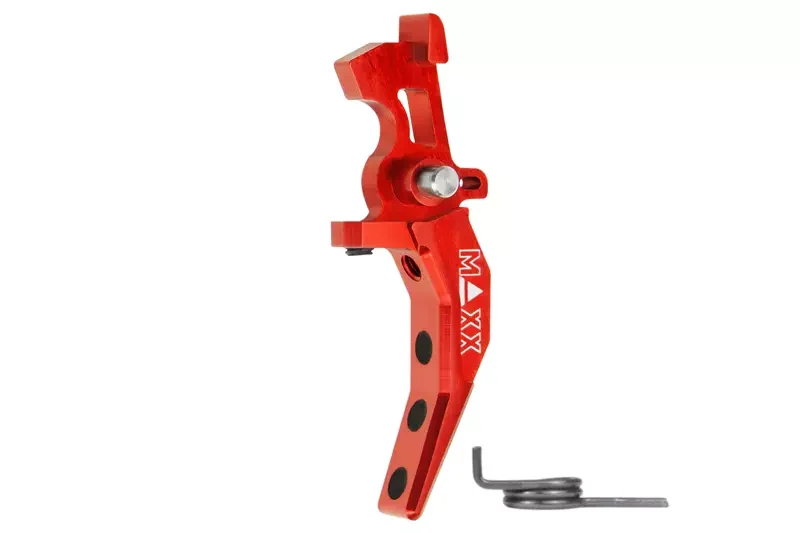 Gatillo de aluminio CNC SPEED para M4 Style C Modelo Red Maxx