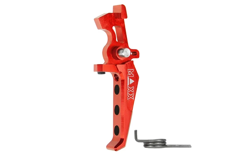 Gatillo de aluminio CNC SPEED para M4 Estilo E Modelo Maxx Rojo