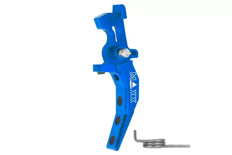 Gatillo de aluminio CNC SPEED para M4 Style C Modelo Blue Maxx