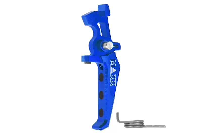Gatillo de aluminio CNC SPEED para M4 Style E Modelo Blue Maxx
