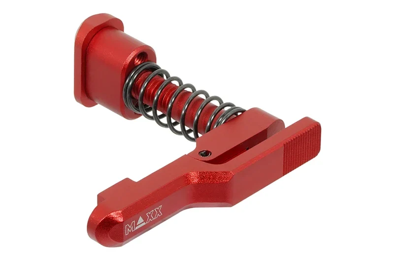 Retenedor de cargador Adavanced CNC Style C rojo para M4 Modelo MTW Maxx