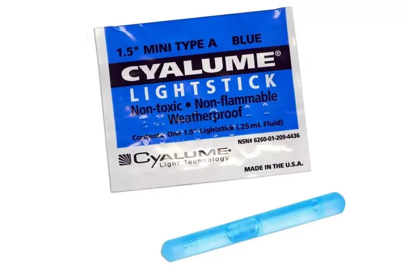Mini Stick 1.5" 4 horas Cyalume Azul