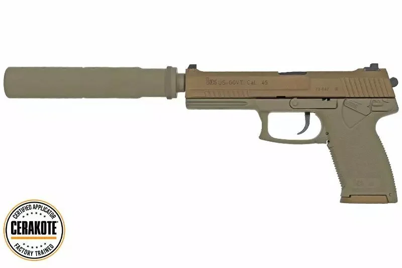 MK23 SOCOM FDE/ Bronce quemado Tokyo Marui Gaz Cerakote