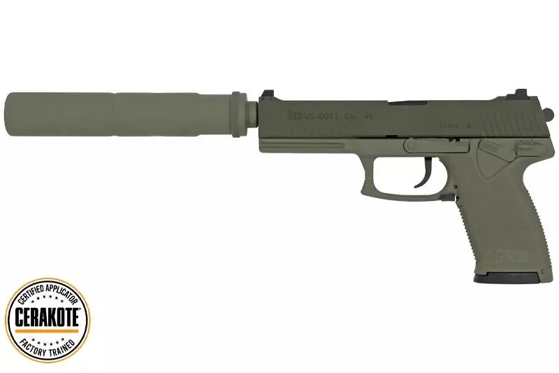 MK23 SOCOM OD Magpul Tokyo Marui Gaz Cerakote