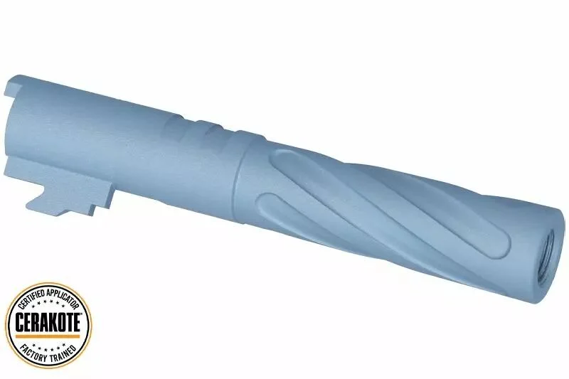 Cañón Exterior Tornado Inoxidable Cerakote Azul Hi-Capa 4.3 GBB Marui 5KU