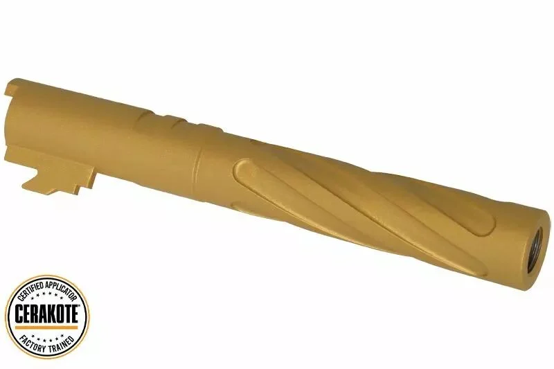 Outer Barrel Tornado Stainless Cerakote Gold Hi-Capa 5.1 GBB Marui 5KU