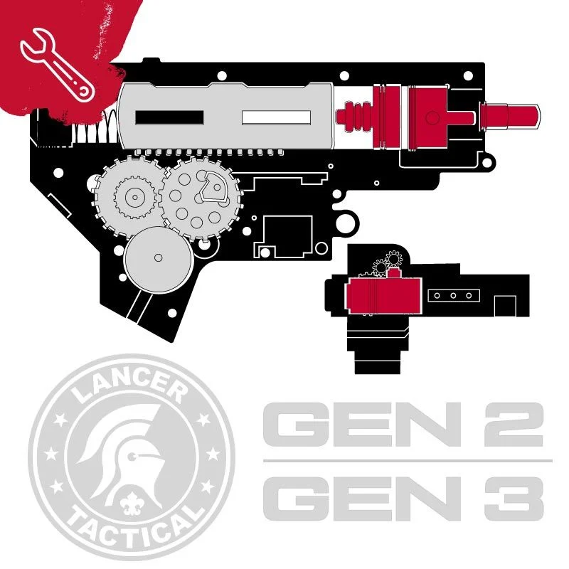 Pack Upgrade Lancer Tactical Gen.2/3 (Replicas Nuevas)