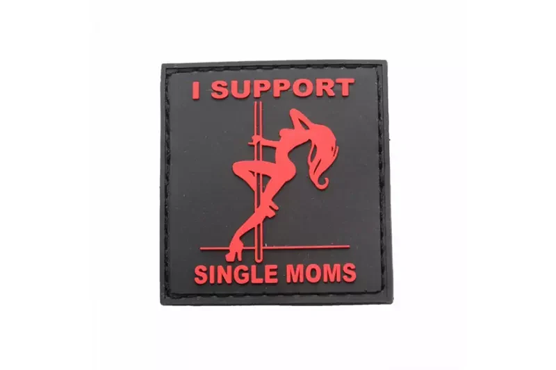 Parche PVC I Support Single Mums Blackmedic JTG