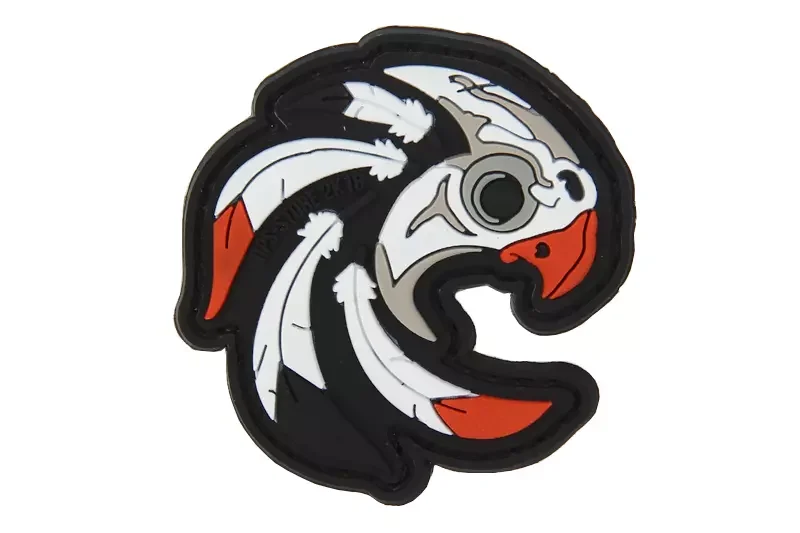 Parche PVC Indian Skull Naranja OPS-store