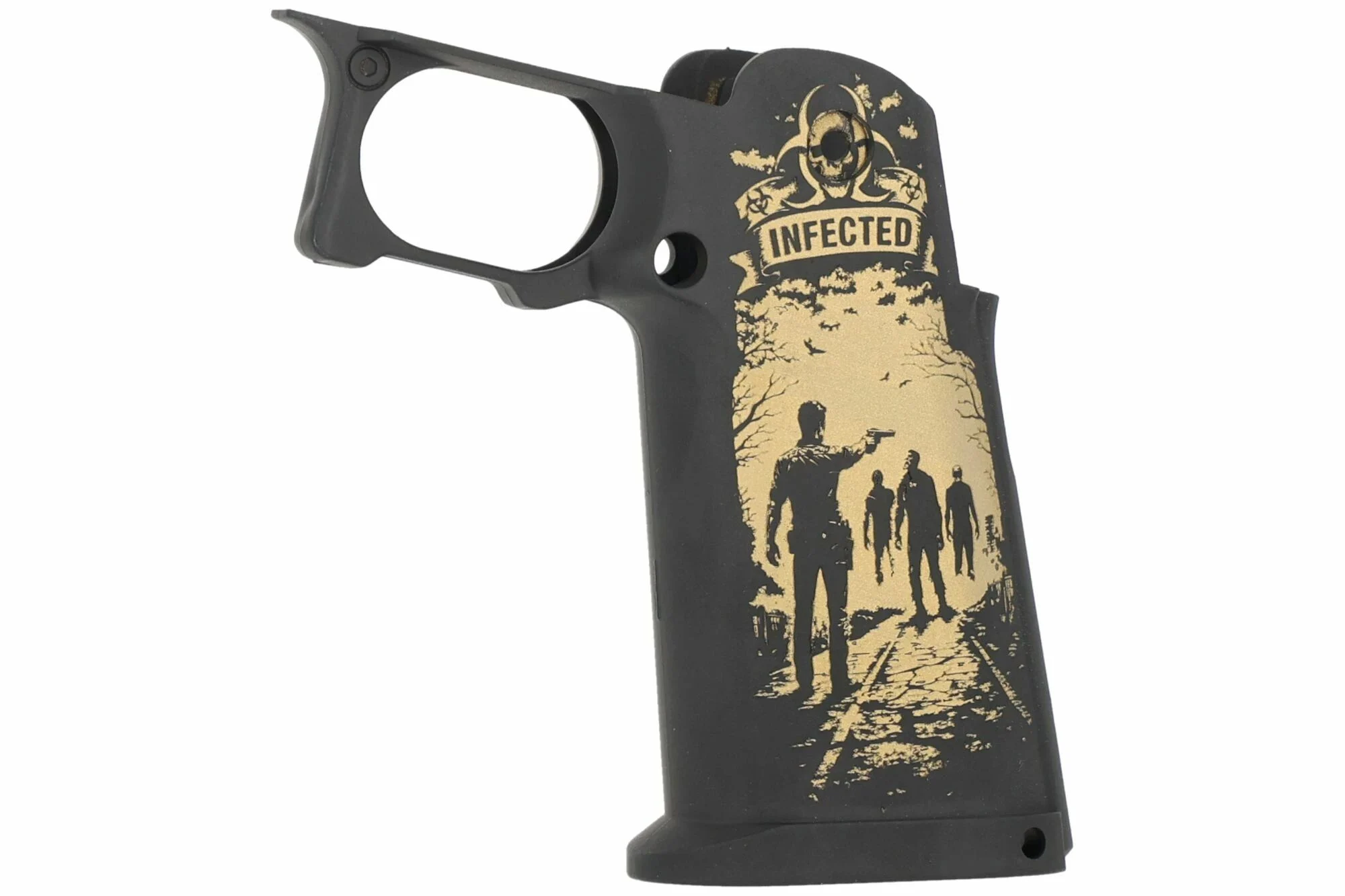 Pistol Grip Custom Cerakote para Hi-Capa GBB Tokyo Marui COWCOW "GRABADO