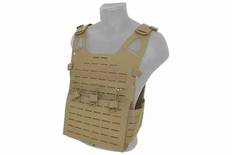 Portaplacas Corte Láser Full Hypalon JPC Tan WOSPORT