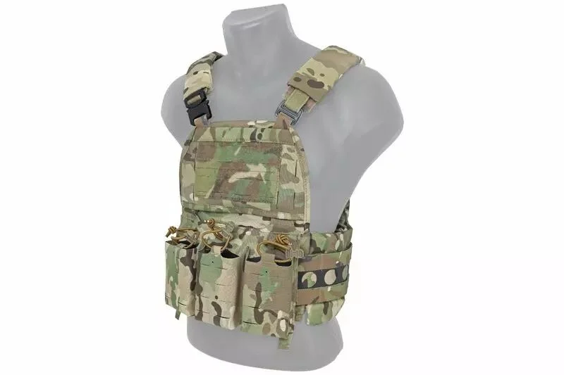 Chaleco Táctico Porta Placas V5 Multicam WOSPORT