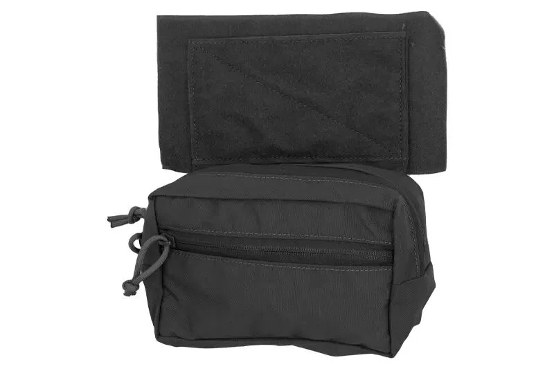 WOSPORT Bolsillo Sub Abdominal con Velcro Negro