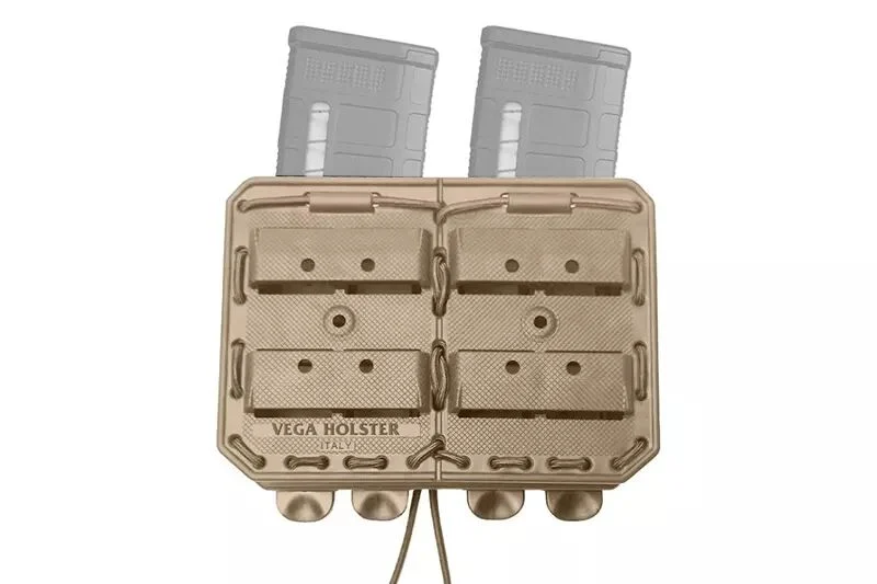 Bungy 8BL Tan M4 / AR15 VEGA HOLSTER funda doble cargador