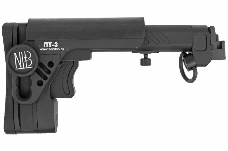 PT-3 Z-Series culata telescópica plegable negro para AK LCT / GHK / CYMA 5KU