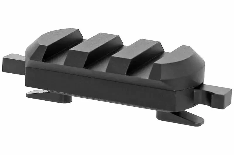 Rail Picatinny QD 3 ranuras M-LOK Negro 5KU
