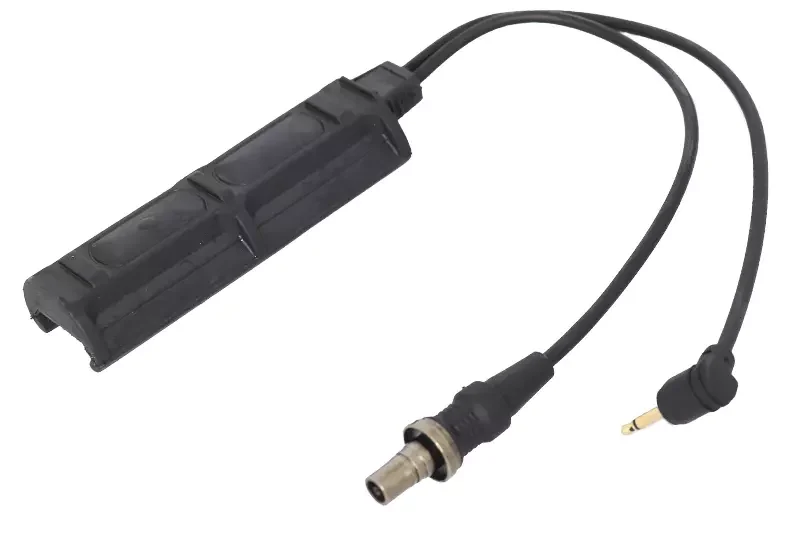 Tactical Dual Remote Switch Negro para DBAL / PEQ15 y M300 / M600 WADSN lámpara