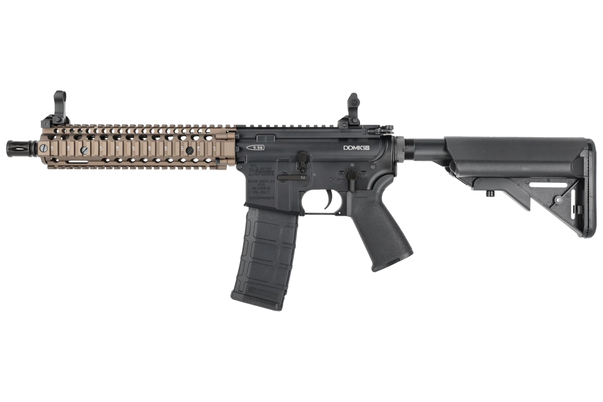 Réplica AEG MK18 Platinum Daniel Defense CYMA / EMG