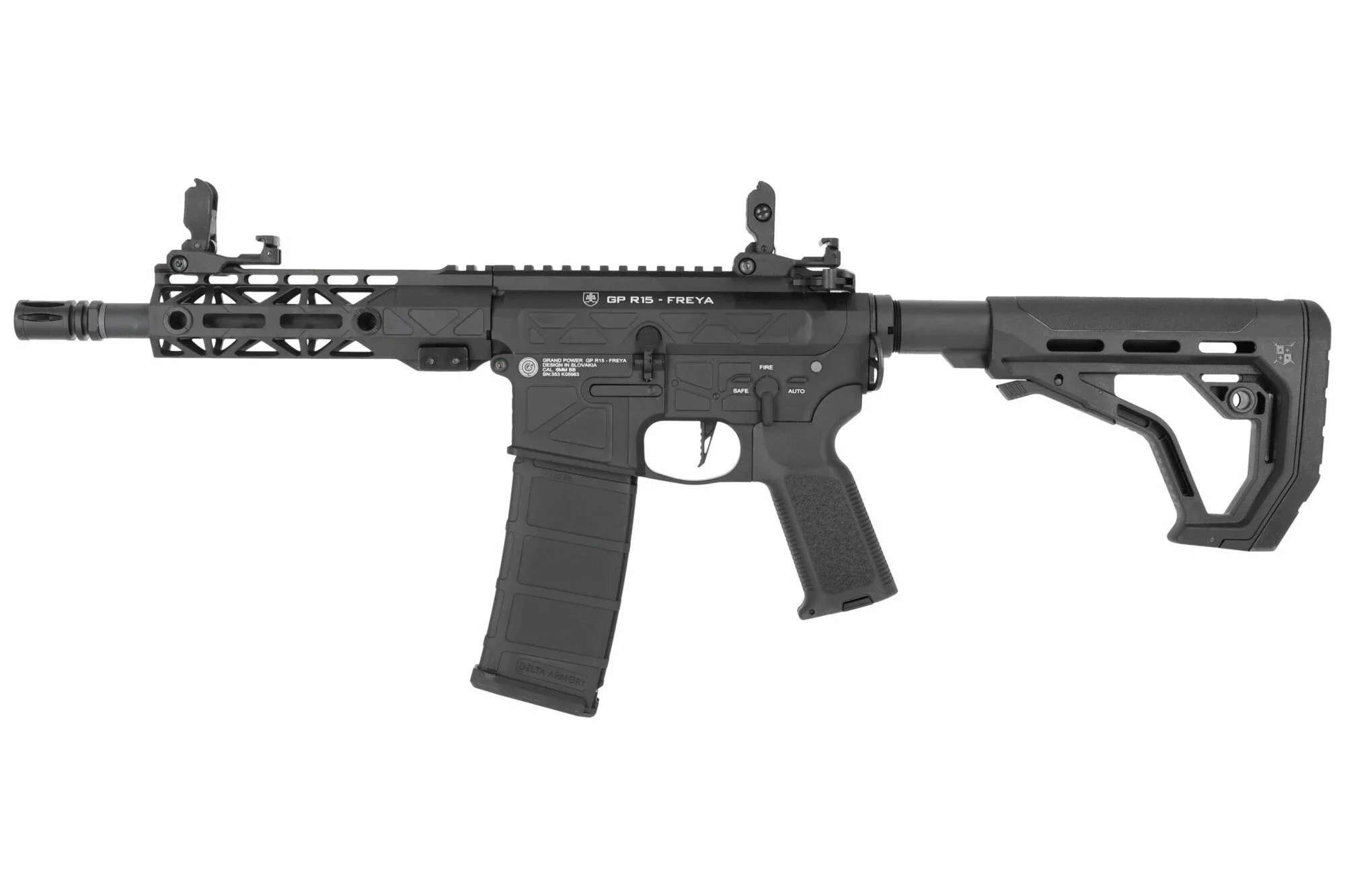 Réplica AEG R15 FREYA Gen.2 GP M-LOK 7" CNC DELTA ARMORY