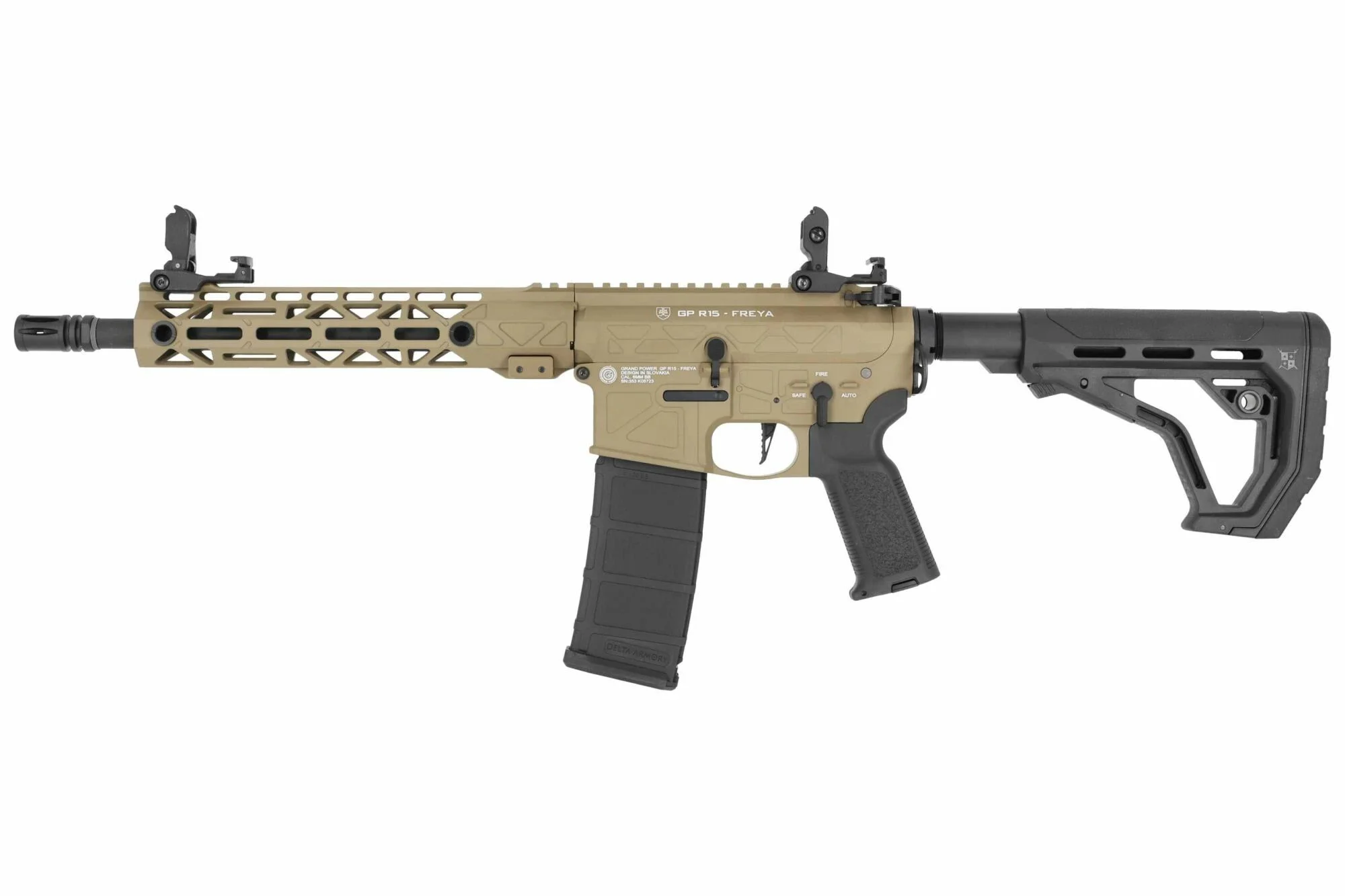 Réplica AEG Freya Gen.2 GP R15 M-LOK 10" CNC DELTA ARMORY