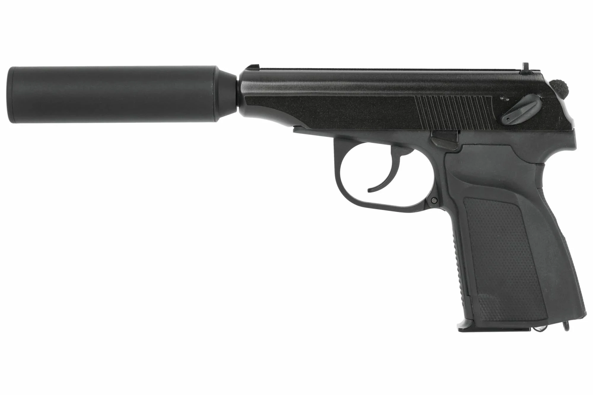 Réplica de gas Makarov con silenciador WE