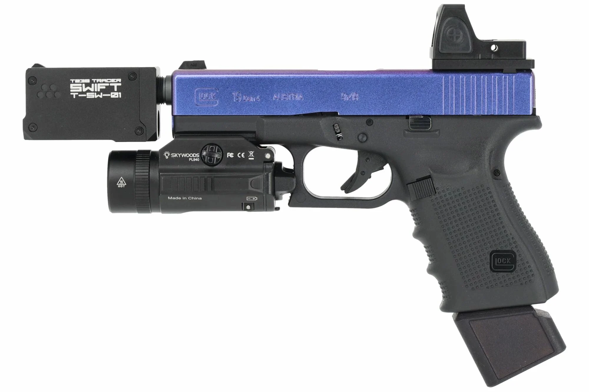 Réplique Glock 19 Gen4 VFC/UMAREX Gaz Cerakote Custom