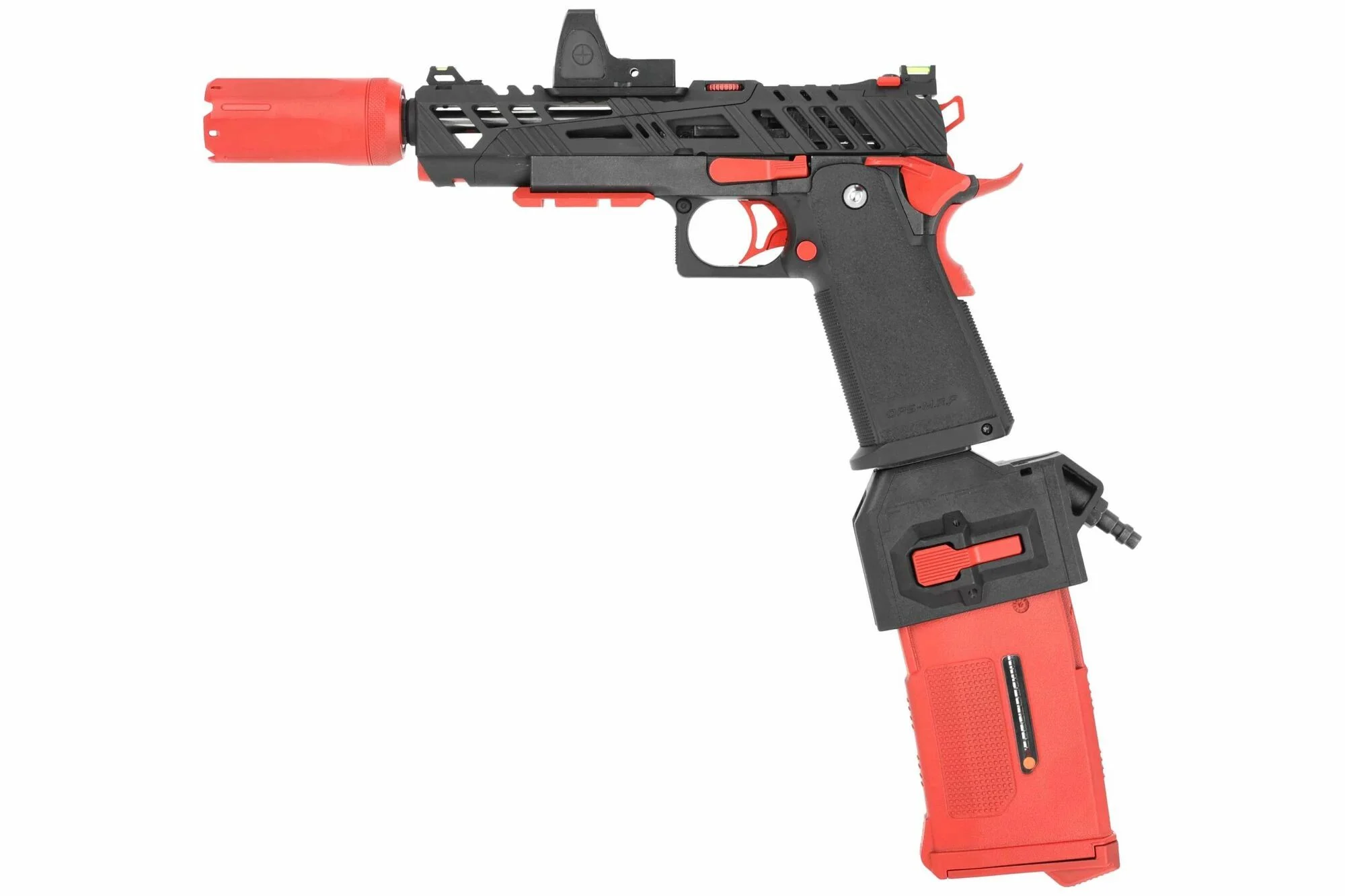 Réplica Hi-Capa 5.1 Negro Rojo Tokyo Marui Speed Cerakote Custom
