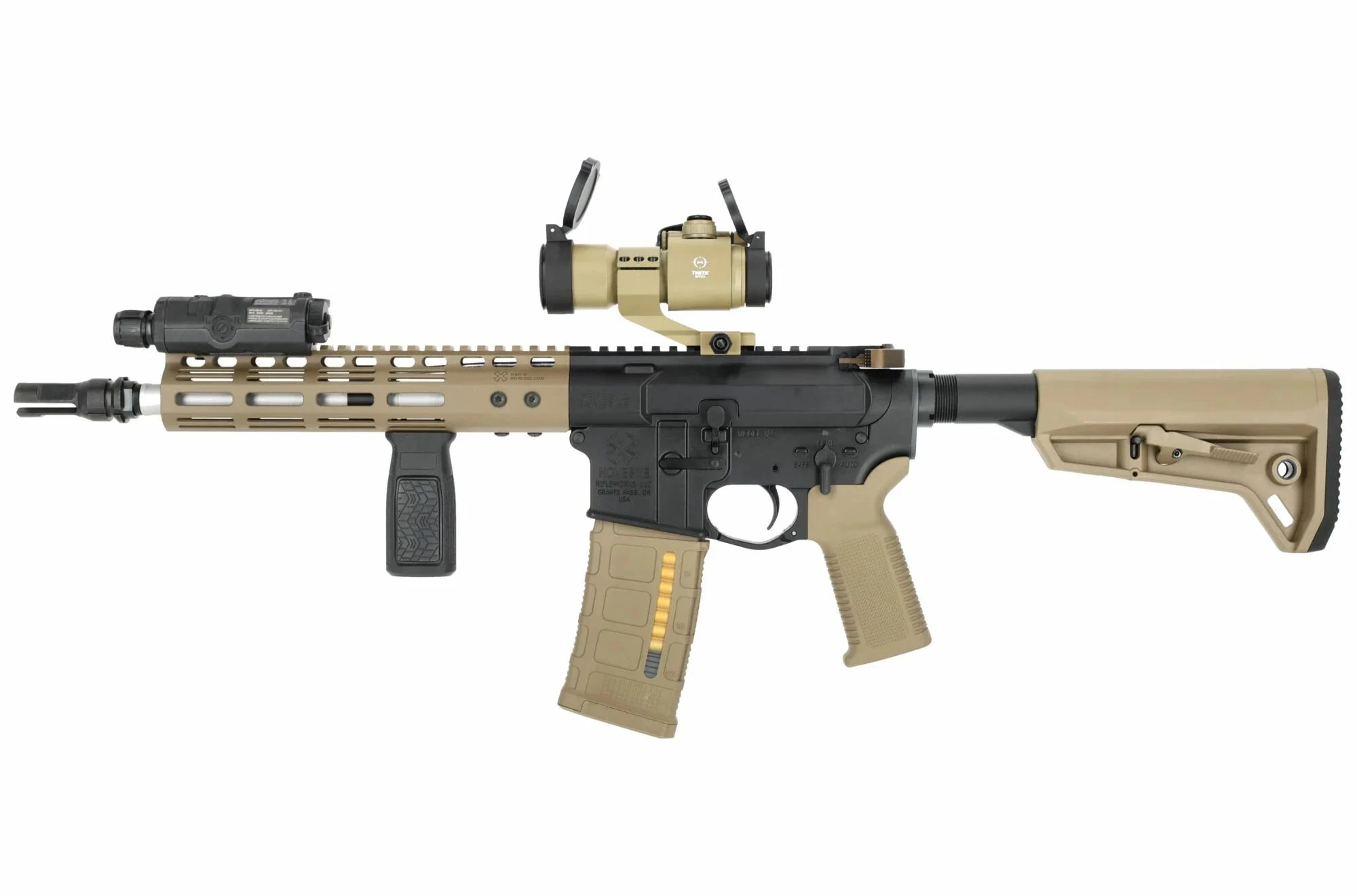 Réplica M4 G101 NOVESKE Bi-ton Negro / Fde GBBR Ragnarok Custom