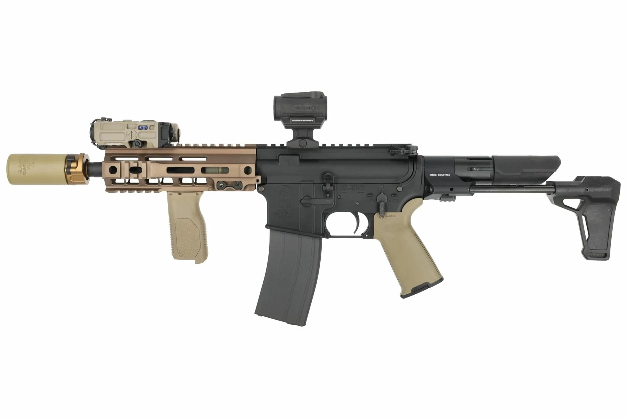 Réplique M4A1 MWS PDW Strike Industries Custom