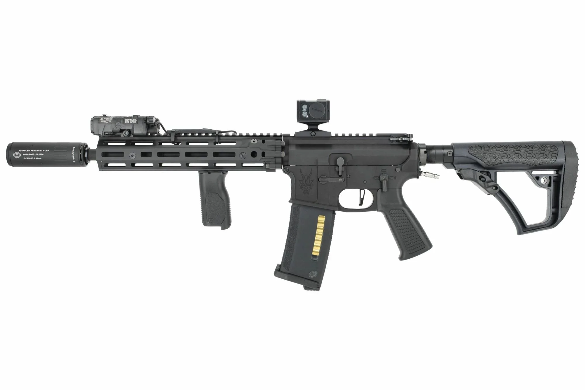 Réplica MTW HPA MK18 Wolverine QUAKE XTS Recoil Custom