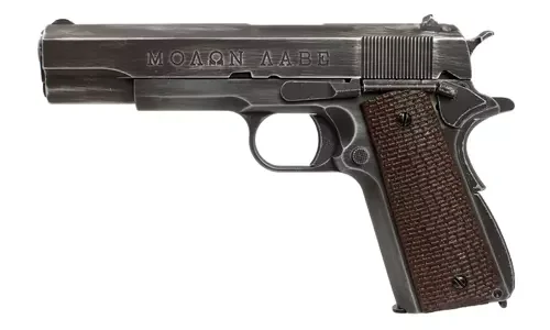 1911 Molon Labe Grip Marrón ARMORER WORKS Gas