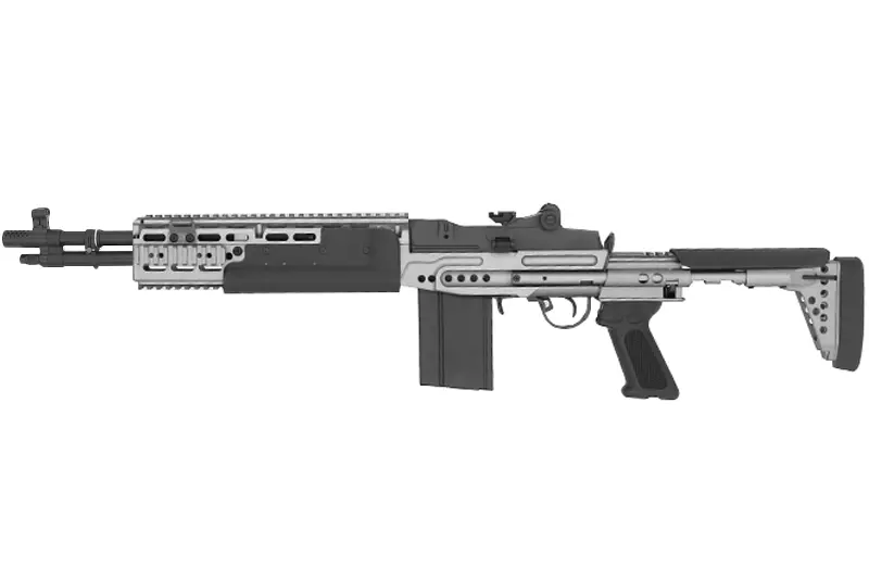 Replica GR14 (M14) EBR S ETU Silver Version G&G Armament AEG