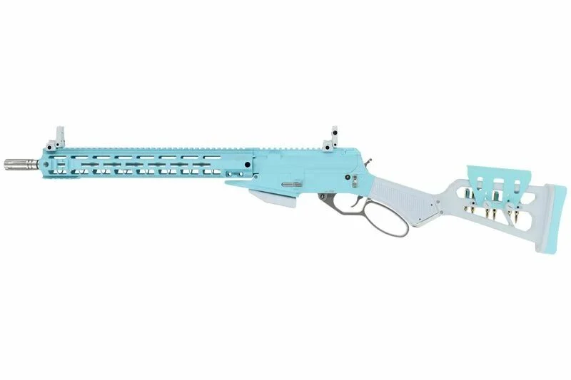 Réplica del rifle G&G Armament LevAR 15 GBBR Blue Macaron