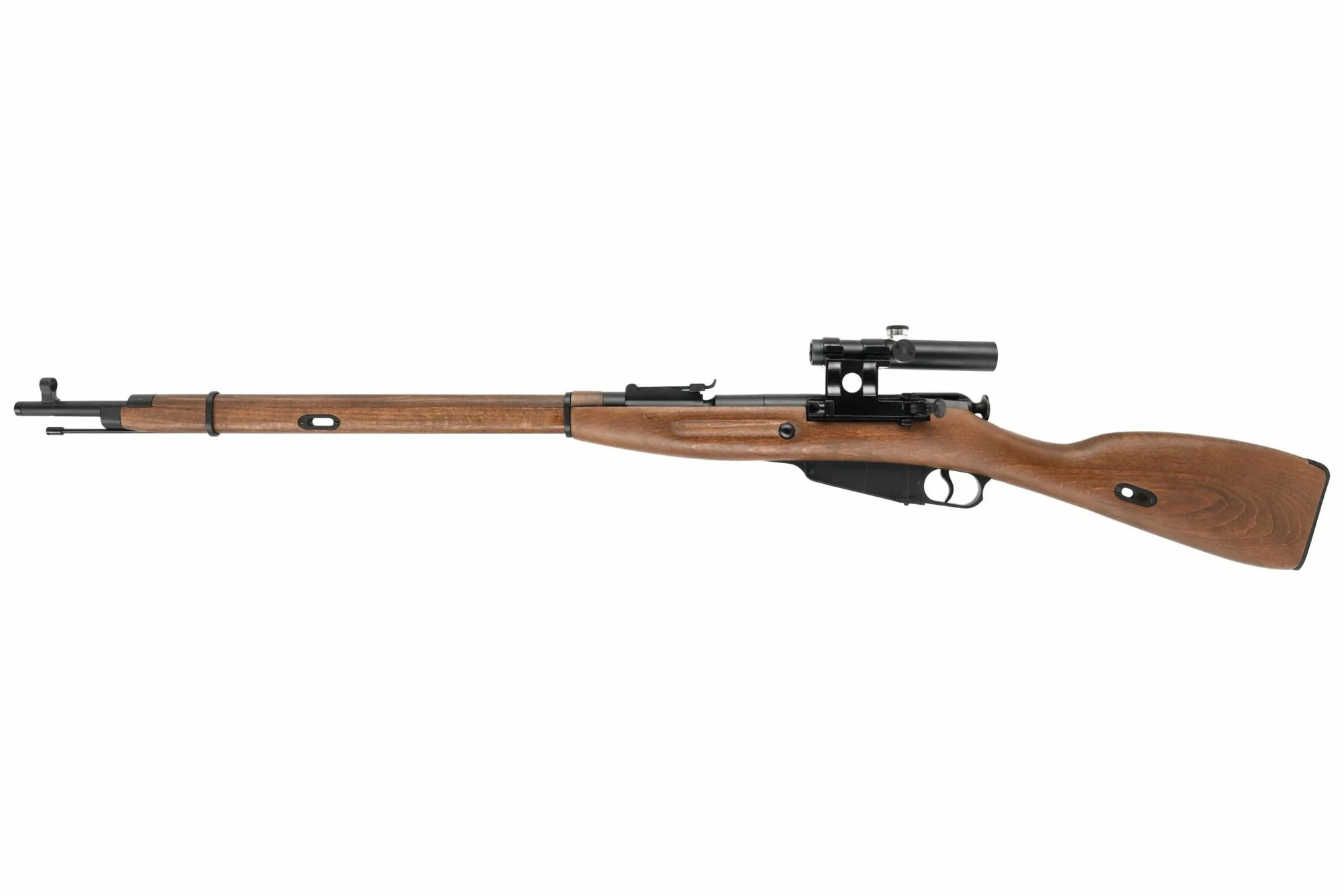 Rifle de francotirador Mosin-nagant con expulsión de proyectil y visor PU