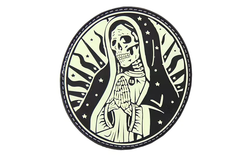 Parche de PVC Santa Muerte GLOW JTG