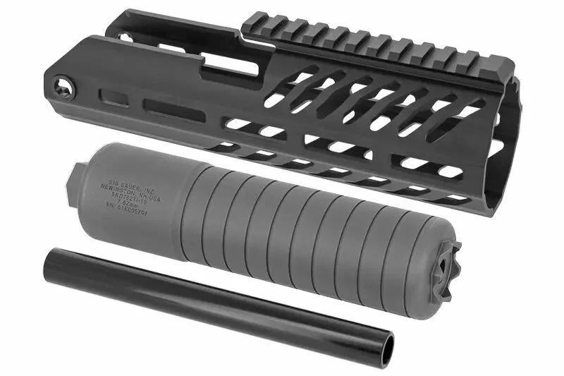 Set de guardamanos Rattler SD 8,5" y silenciador para MCX GBBR APFG - Virtus Airsoft Artisan