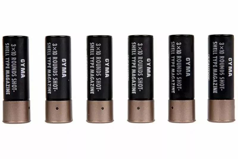 Paquete de 6 cartuchos de 30 bolas para M870 CYMA